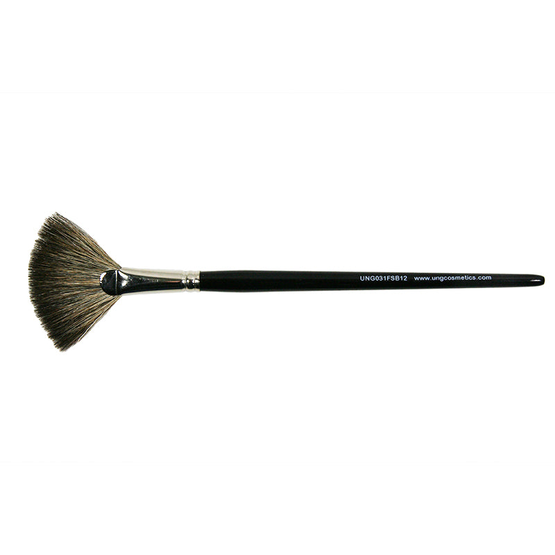 Fan shaped brush
